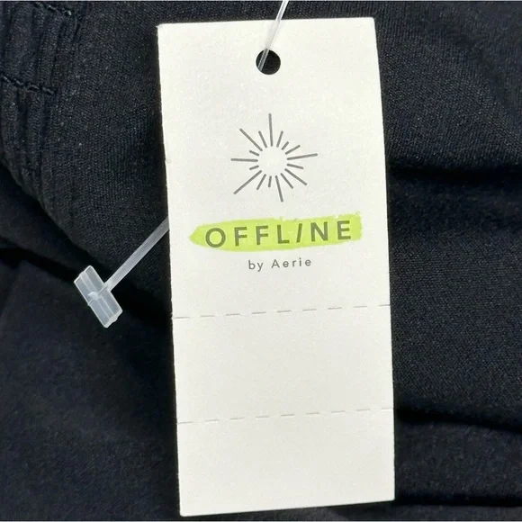 NWT | Aerie | Offline Real Me 7/8 Leggings | Black | Small - Picture 9 of 16